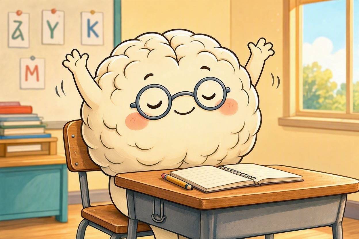 Brainy muss mal kurz — Signalkarte Bewegung am Platz